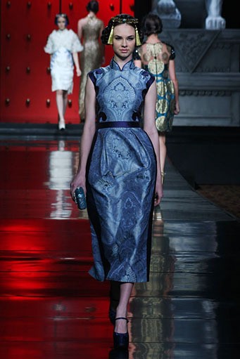 Jakarta, Indonesia - 25 Januari 2013. Sebastian Gunawan La Route De La Soie at Ballroom Hotel Mulia. Senayan, 25 Januari 2013 Jakarta. [Foto: Mohammad Abduh/Wolipop]