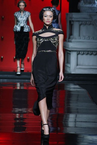 Jakarta, Indonesia - 25 Januari 2013. Sebastian Gunawan La Route De La Soie at Ballroom Hotel Mulia. Senayan, 25 Januari 2013 Jakarta. [Foto: Mohammad Abduh/Wolipop]