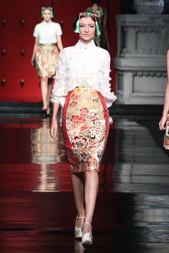 Jakarta, Indonesia - 25 Januari 2013. Sebastian Gunawan La Route De La Soie at Ballroom Hotel Mulia. Senayan, 25 Januari 2013 Jakarta. [Foto: Mohammad Abduh/Wolipop]