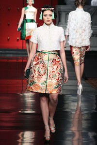 Jakarta, Indonesia - 25 Januari 2013. Sebastian Gunawan La Route De La Soie at Ballroom Hotel Mulia. Senayan, 25 Januari 2013 Jakarta. [Foto: Mohammad Abduh/Wolipop]