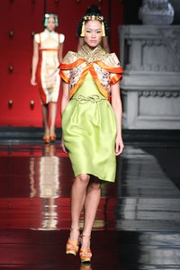 Jakarta, Indonesia - 25 Januari 2013. Sebastian Gunawan La Route De La Soie at Ballroom Hotel Mulia. Senayan, 25 Januari 2013 Jakarta. [Foto: Mohammad Abduh/Wolipop]