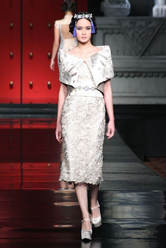 Jakarta, Indonesia - 25 Januari 2013. Sebastian Gunawan La Route De La Soie at Ballroom Hotel Mulia. Senayan, 25 Januari 2013 Jakarta. [Foto: Mohammad Abduh/Wolipop]