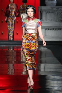 Jakarta, Indonesia - 25 Januari 2013. Sebastian Gunawan La Route De La Soie at Ballroom Hotel Mulia. Senayan, 25 Januari 2013 Jakarta. [Foto: Mohammad Abduh/Wolipop]