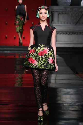 Jakarta, Indonesia - 25 Januari 2013. Sebastian Gunawan La Route De La Soie at Ballroom Hotel Mulia. Senayan, 25 Januari 2013 Jakarta. [Foto: Mohammad Abduh/Wolipop]