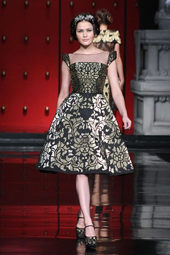 Jakarta, Indonesia - 25 Januari 2013. Sebastian Gunawan La Route De La Soie at Ballroom Hotel Mulia. Senayan, 25 Januari 2013 Jakarta. [Foto: Mohammad Abduh/Wolipop]