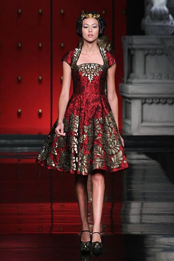 Jakarta, Indonesia - 25 Januari 2013. Sebastian Gunawan La Route De La Soie at Ballroom Hotel Mulia. Senayan, 25 Januari 2013 Jakarta. [Foto: Mohammad Abduh/Wolipop]