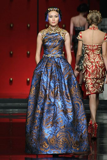 Jakarta, Indonesia - 25 Januari 2013. Sebastian Gunawan La Route De La Soie at Ballroom Hotel Mulia. Senayan, 25 Januari 2013 Jakarta. [Foto: Mohammad Abduh/Wolipop]