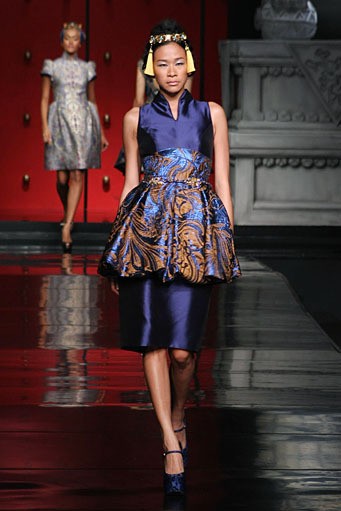 Jakarta, Indonesia - 25 Januari 2013. Sebastian Gunawan La Route De La Soie at Ballroom Hotel Mulia. Senayan, 25 Januari 2013 Jakarta. [Foto: Mohammad Abduh/Wolipop]