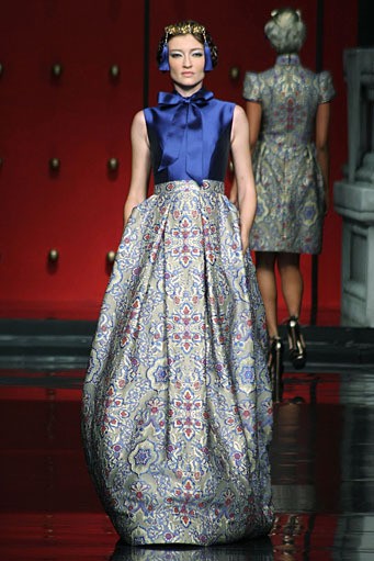 Jakarta, Indonesia - 25 Januari 2013. Sebastian Gunawan La Route De La Soie at Ballroom Hotel Mulia. Senayan, 25 Januari 2013 Jakarta. [Foto: Mohammad Abduh/Wolipop]