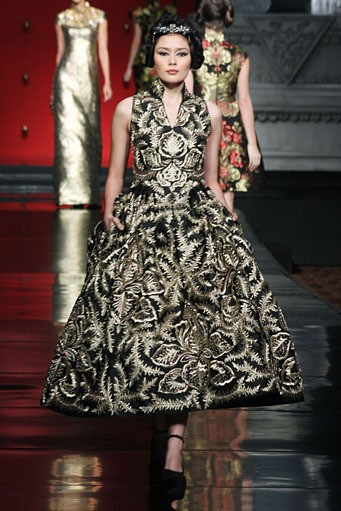 Jakarta, Indonesia - 25 Januari 2013. Sebastian Gunawan La Route De La Soie at Ballroom Hotel Mulia. Senayan, 25 Januari 2013 Jakarta. [Foto: Mohammad Abduh/Wolipop]