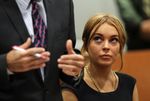 Wajah Lesu Lindsay Lohan di Persidangan