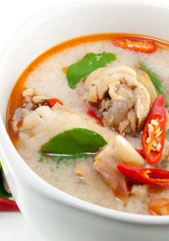 Gurih-gurih Enak Ho Mok Pla dan Ruam Mit dari Thailand