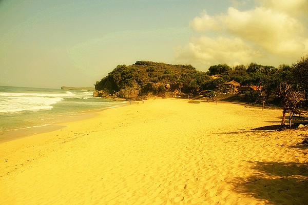 Siapa Sangka, Masih Ada Pantai Cantik dan Sepi di Yogya