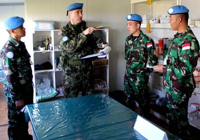 Staf Sektor Timur UNIFIL Tinjau Indobatt