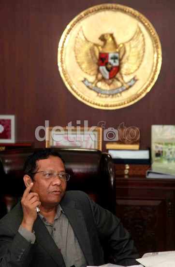 Mahfud MD Enggan Komentar Soal Anas di Kasus Hambalang