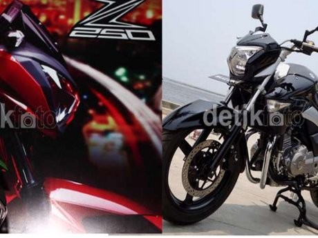 Adu Kuat Kawasaki Z250 VS Inazuma
