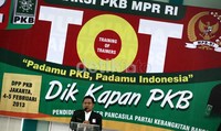 Ketua Umum DPP PKB, Muhaimmin Iskandar saat membuka Dik Kapan PKB