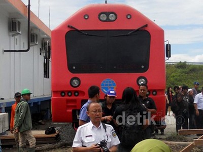 Ujicoba Kereta Api Medan-Bandara Kuala Namu