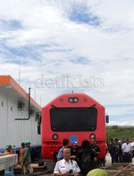Ujicoba Kereta Api Medan-Bandara Kuala Namu