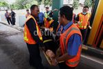 Sopir Innova Nahas Dilarikan ke RS