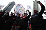 Buruh Tuntut Jamsostum & Tolak Upah Murah