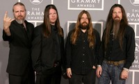 Lamb of God yang pernah tampil di Indonesia pada 9 Maret 2009 dengan kesuksesan luar biasa itu masuk ke dalam nominasi dengan single 'Ghost Walking'. Frazer Harrison/Getty Images.