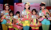 Lollipop launching album teranyarnya itu di Planet Hollywood, Jakarta, Rabu (6/2/2013). Gus Mun/detikHOT.