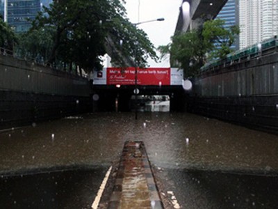 Terowongan Casablanca Tergenang