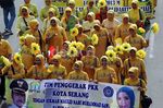 Kemeriahan Pawai Panjang Mulud di Serang