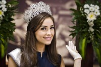 Saya suka cuacanya, orang-orangnya, tari-tarian, ungkapnya saat jumpa pers di Hotel Sheraton Yogyakarta. Ulet Ifansasti/Getty Images.