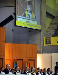 JK menyampaikan kuliah umumnya. (dok JK)