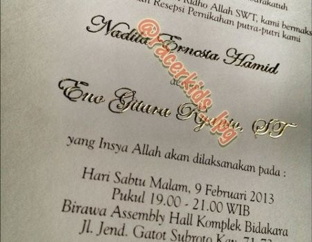 Eno Netral & Nadila Ernesta Sudah Lama Persiapkan Pernikahannya