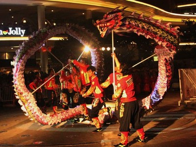 Perayaan Imlek di Central Park