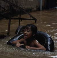 Banjir Rendam 5 Kecamatan di Bandung