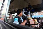 Angkot di Terminal Senen Dirazia