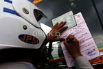 Angkot di Terminal Senen Dirazia