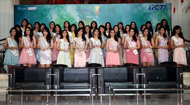 Para Finalis Miss Indonesia 2013