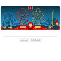 Valentine & George Ferris Meriahkan Google Doodle