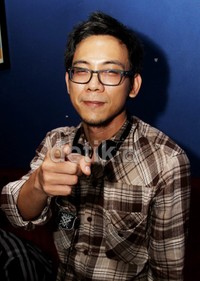 David mengaku senang dapat membuatkan lagu untuk Afgan. Gus Mun/detikHOT.