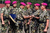 Korps Marinir menlaksanakan upacara serah terima jabatan Komandan Brigade Infanteri 2 dan Komnadan Resimen Kavaleri 2 Marinir.