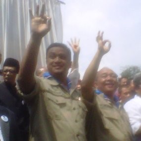 Prabowo dan Hatta Rajasa Jadi Jurkam Dede-Lex di Ciamis