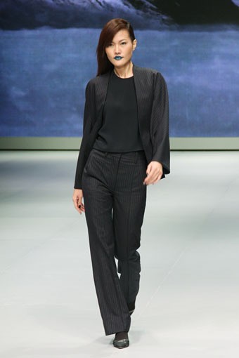 Jakarta, Indonesia - 14 Februari. KRATON by Auguste SoesastroAutumn Winter 2013 - 2014. Indonesia Fashion Week 2013 at Jakarta Convention Center. 14 Februari 2013. Jakarta. [Foto: Mohammad Abduh/Wolipop]