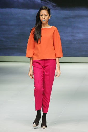 Jakarta, Indonesia - 14 Februari. KRATON by Auguste SoesastroAutumn Winter 2013 - 2014. Indonesia Fashion Week 2013 at Jakarta Convention Center. 14 Februari 2013. Jakarta. [Foto: Mohammad Abduh/Wolipop]