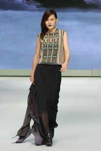 Jakarta, Indonesia - 14 Februari. KRATON by Auguste SoesastroAutumn Winter 2013 - 2014. Indonesia Fashion Week 2013 at Jakarta Convention Center. 14 Februari 2013. Jakarta. [Foto: Mohammad Abduh/Wolipop]