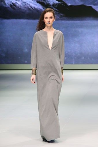 Jakarta, Indonesia - 14 Februari. KRATON by Auguste SoesastroAutumn Winter 2013 - 2014. Indonesia Fashion Week 2013 at Jakarta Convention Center. 14 Februari 2013. Jakarta. [Foto: Mohammad Abduh/Wolipop]