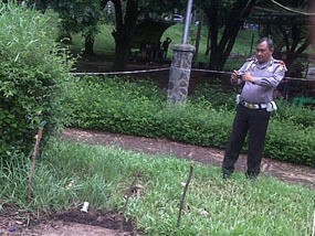 Asap Misterius Muncul di Taman Ganesha