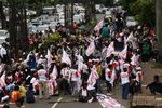 Ada Demo, Jalur Lambat di Depan KPK Macet