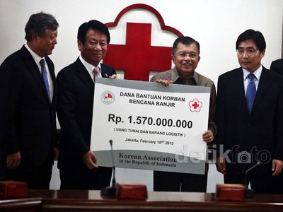 Masyarakat Korea Beri Bantuan ke PMI