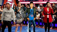 Raffi Ahmad dan host-host DahSyat. Gusmun/detikFoto.