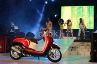 Peluncuran Scoopy juga dibarengi dengan acara fashion show.